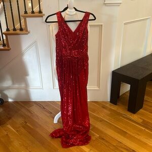 Gorgeous red sequin dress